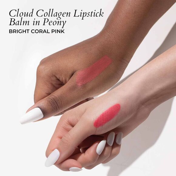 FitGlow Beauty Cloud Collagen Lipstick + Cheek Balm - Peony 0.14oz - Picture 3 of 4